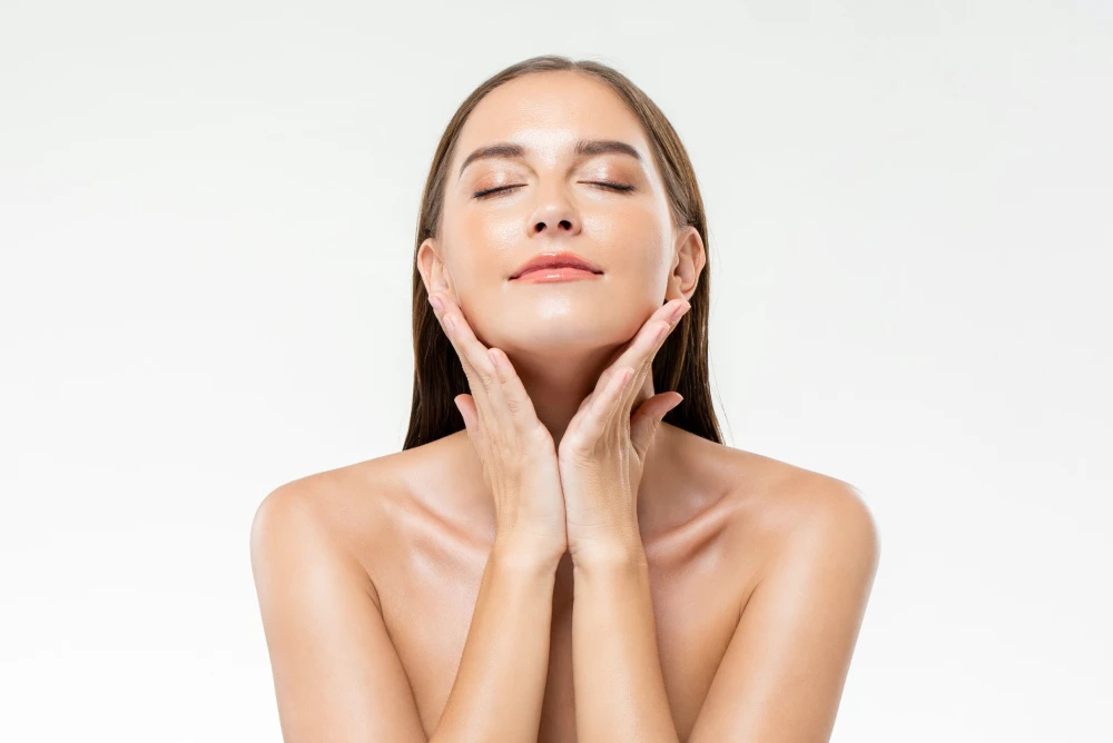 Radiant skin achieved through chemical peels.